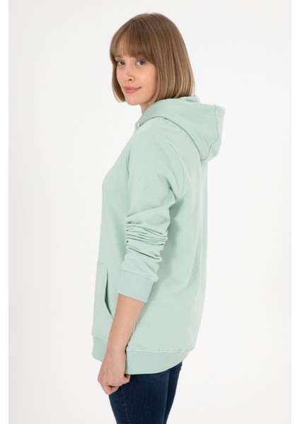 Erkek Su Yeşili Sweatshirt 50295167-VR048