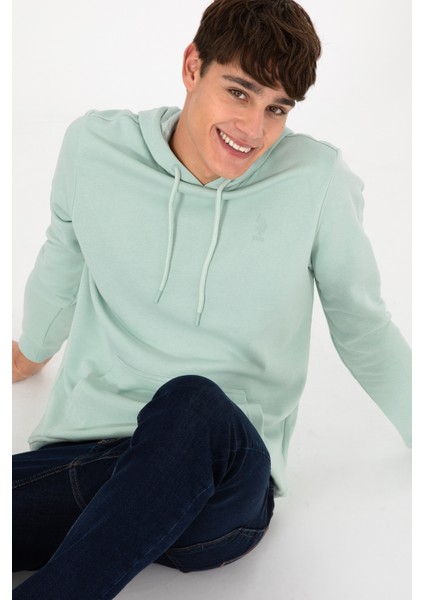 Erkek Su Yeşili Sweatshirt 50295167-VR048