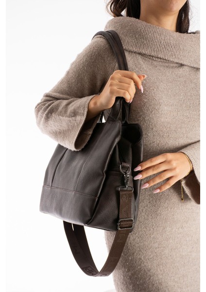 Bag 8 Bölmeli Içi Tamamen Astarlı Hafif Tasarım Omuz Çantası