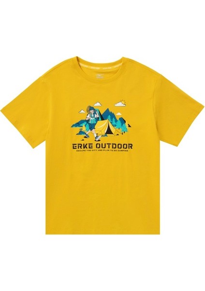 Genç Erkek Bisiklet Yaka T-Shirt