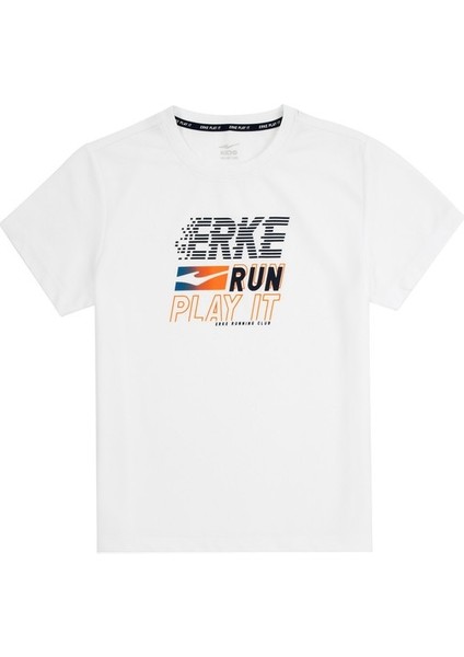 Genç Erkek Bisiklet Yaka T-Shirt
