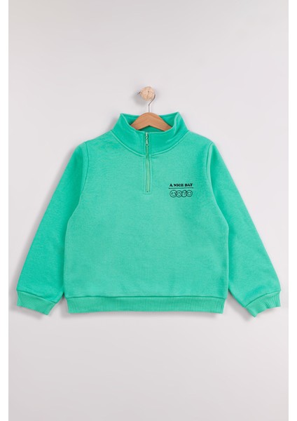 Kız Çocuk Orta Kalınlıkta Baskılı 2'li Paket Sweatshirt modelleri