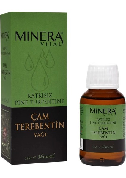 Minera Vital Saf Çam Terebentin Yağı 50 ml