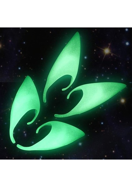 Karanlıkta Yanan Fosforlu Lateks Elf Kulağı 1 Çift fırsatları