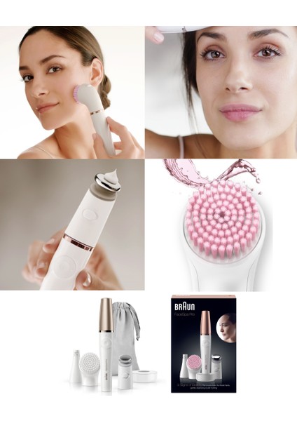 Yüz,vucüt ve Hassas Bölge Kullanım Tüm Vücutta Hassas ve Kusursuz ,cilt Tonu ve Vücut Tüy Tipi Şeması Bluetooth Bağlantı ve 3 Ayrı Başlık Skin I-Expert Preimum Epilasyon Seti+ Facespa Pro 911