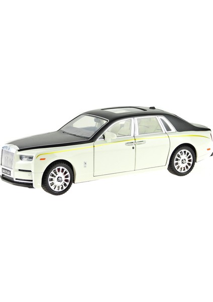 1:20 Ölçek Die-Cast Model Süper Lüx Araba Metal Işıklı 26CM Siyah