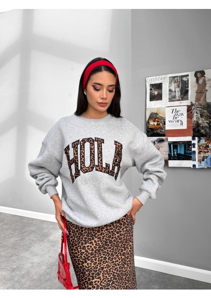 Üç Iplik Şardonlu Hola Sweatshirt