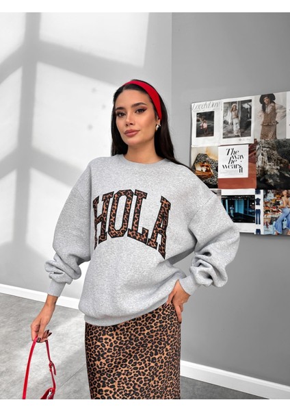 Üç Iplik Şardonlu Hola Sweatshirt