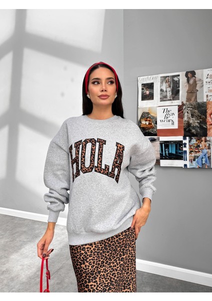 Üç Iplik Şardonlu Hola Sweatshirt