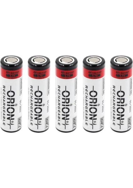 18650 2000MAH Li-Ion Pil (5 Adet)