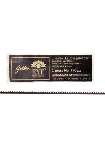 Kıl Testere No.2/0 Alman Golden Eye
