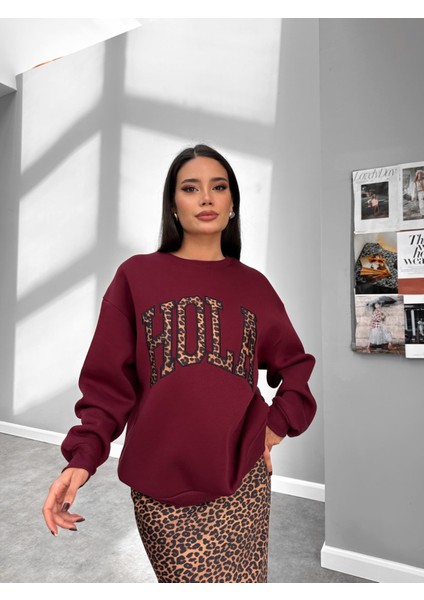 Üç Iplik Şardonlu Hola Sweatshirt