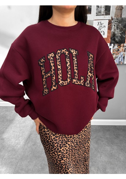 Üç Iplik Şardonlu Hola Sweatshirt