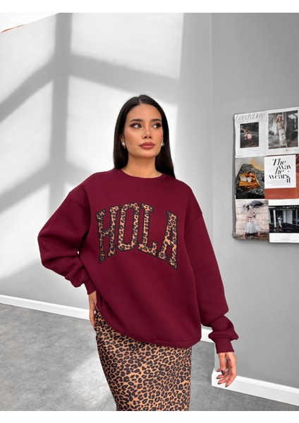 Üç Iplik Şardonlu Hola Sweatshirt