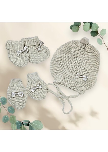 Triko Bebek Bere Eldiven Patik Set