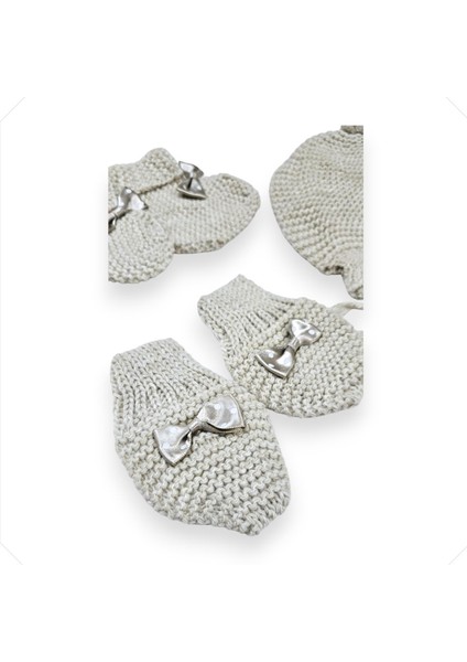 Triko Bebek Bere Eldiven Patik Set