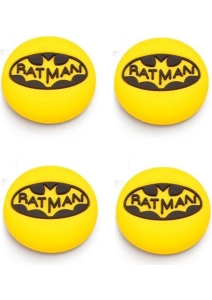Batman Yarasa Ps3-Ps4-Ps5-Xbox One-X-S-Series x Series S Analog Koruyucu Silikon Pad