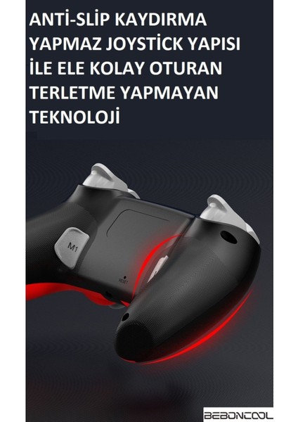 P08 Ps4-Ps3-Nintendo Switch-Pc-Ios Uyumlu Çift Titreşimli Joystick Gamepad Kol
