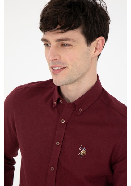 Erkek Bordo Gömlek Basic 50293980-VR014 fiyatları