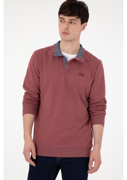 Erkek Bordo Sweatshirt 50290772-VR014 modelleri