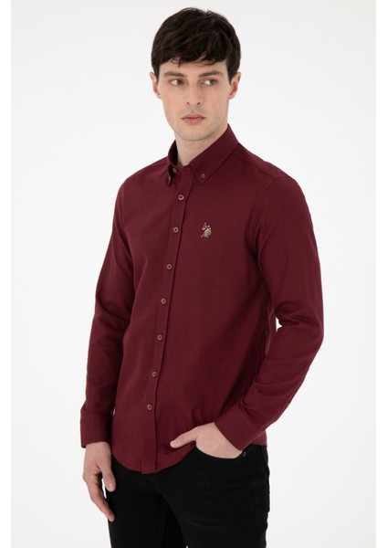 Erkek Bordo Gömlek Basic 50293980-VR014 modelleri