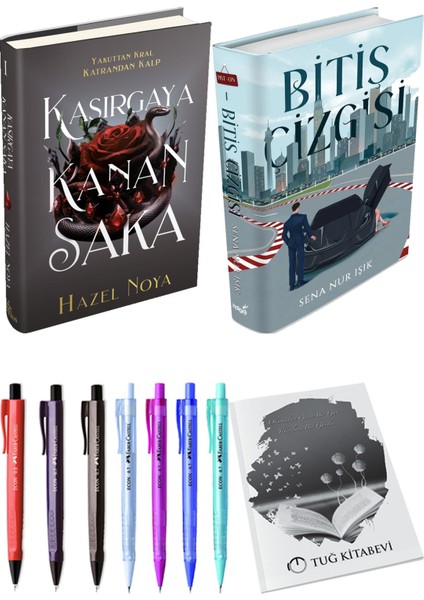 Bitiş Çizgisi ve Kasırgaya Kanan Saka 1 (Ciltli) 2'li Set