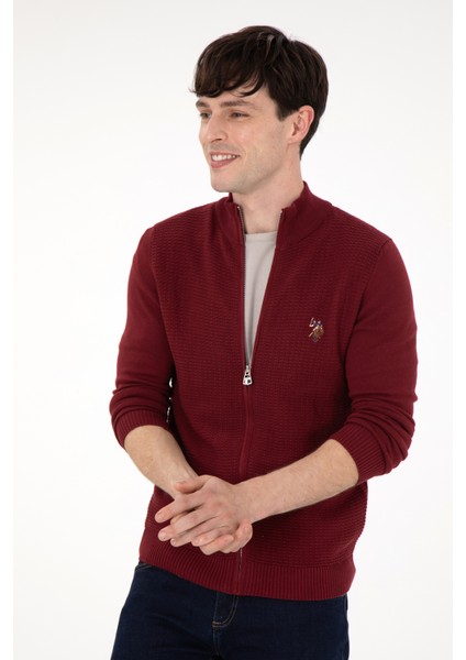 Erkek Bordo Hırka (Triko) 50288871-VR014 modelleri