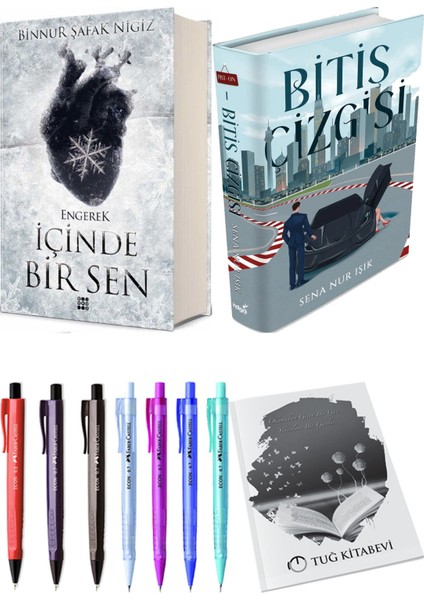 Bitiş Çizgisi ve İçinde Bir Sen 1 Engerek (Ciltli) 2'li Set