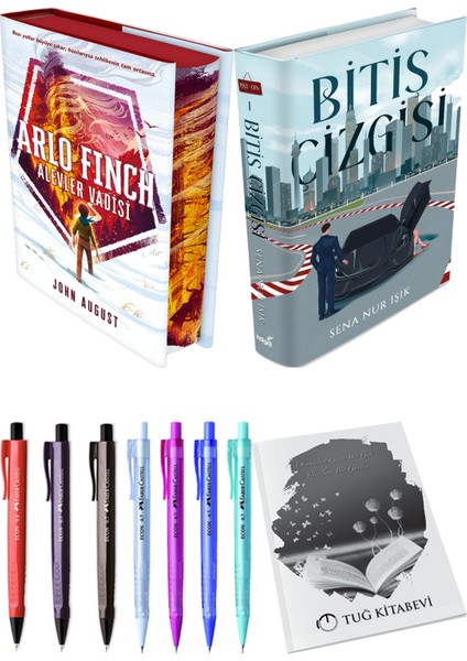 Bitiş Çizgisi ve Arlo Finch Alevler Vadisi (Ciltli) 2'li Set