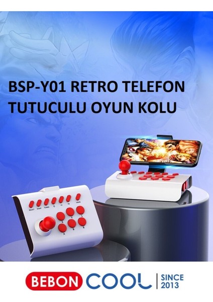 BSP-Y01 Ps4-Ps3-Switch-Switch Oled-Pc-Tvbox-Android-Ios Uyumlu Retro Arcade Joystick