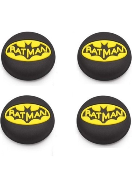 Batman Yarasa Ps3-Ps4-Ps5-Xbox One-X-S-Series x Series S Analog Koruyucu Silikon Pad