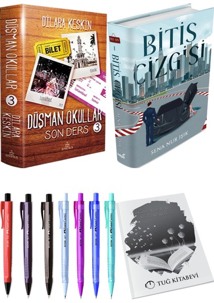 Bitiş Çizgisi ve Düşman Okullar 3 (Ciltli) 2'li Set