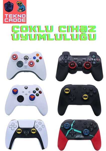 Ps4/ps5/ps3/xbox Series X/series S/ones/switch Pro Analog Koruyucu Silikon Pad