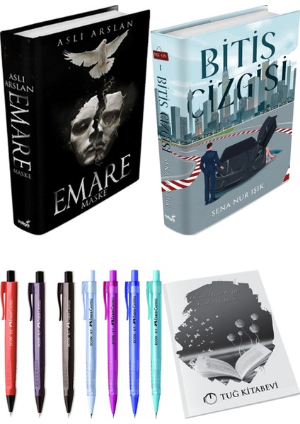 Bitiş Çizgisi ve Emare Maske (Ciltli) 2'li Set