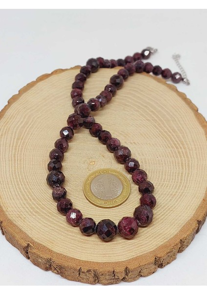 Parlayan Yıldızlar Serisi Lal (Granat-Garnet) Taşı Tasarım Kolye modelleri
