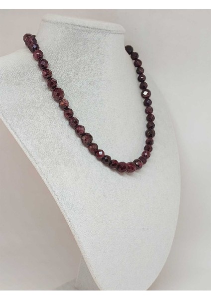 Parlayan Yıldızlar Serisi Lal (Granat-Garnet) Taşı Tasarım Kolye fırsatları