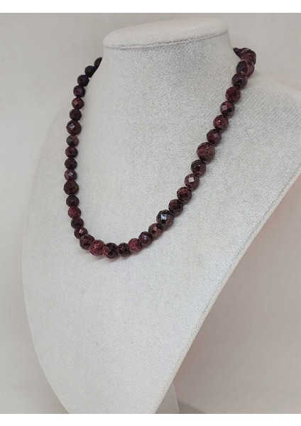 Parlayan Yıldızlar Serisi Lal (Granat-Garnet) Taşı Tasarım Kolye indirimleri