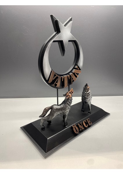 Önce Vatan Temalı Uluyan Kurtlar Biblo fırsatları