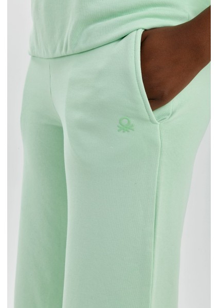 Kadın Yanları Cepli Beli Büzgülü Eşofman Altı