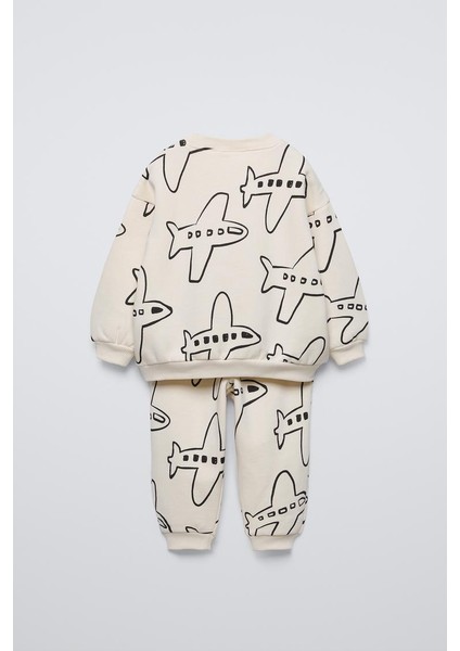 Uçak Baskı Erkek Çocuk Takım fiyatları