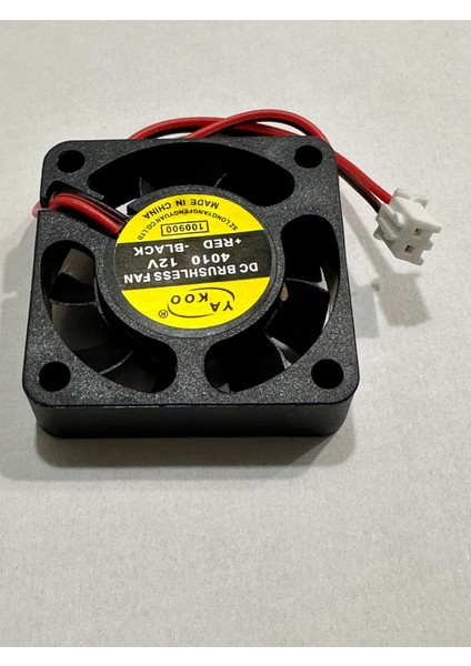 4 cm 12 Volt Fan 12 Volt 4 cm 2 Pinli 18 cm Kablo Uzunluğu 40X40X10 mm Fan fiyatları