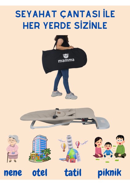 Deluxe Cotton Oyuncaklı Ana Kucağı + Ekstra Kılıf ve Seyahat Çantası