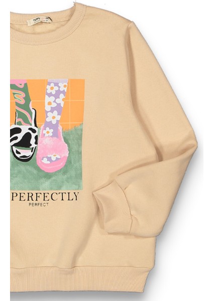 Kız Çocuk Orta Kalınlıkta Basic Sweatshirt fiyatları