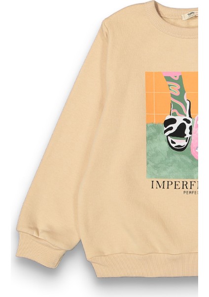 Kız Çocuk Orta Kalınlıkta Basic Sweatshirt modelleri