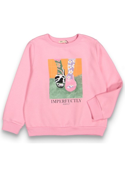 Kız Çocuk Orta Kalınlıkta Basic Sweatshirt