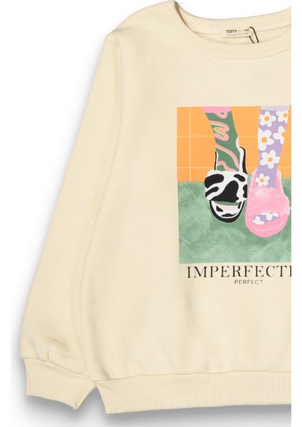 Kız Çocuk Orta Kalınlıkta Basic Sweatshirt