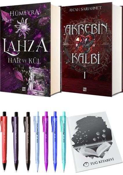 Akrebin Kalbi 1 ve Lahza 2 Har ve Kül (Ciltli) 2'li Set