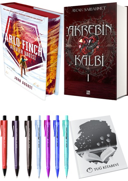 Akrebin Kalbi 1 ve Arlo Finch Alevler Vadisi (Ciltli) 2'li Set