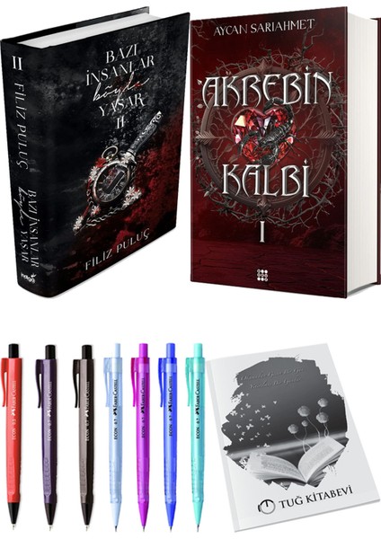 Akrebin Kalbi 1 ve Bazı İnsanlar Böyle Yaşar 2 (Ciltli) 2'li Set