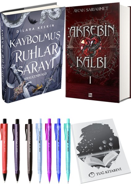 Akrebin Kalbi 1 ve Kaybolmuş Ruhlar Sarayı 1 (Ciltli) 2'li Set - Kalem
